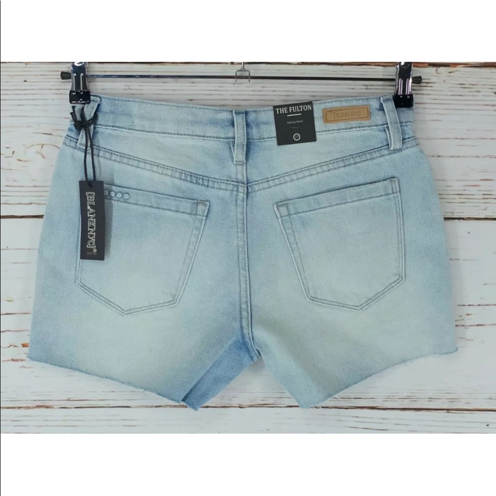 Blank NYC Denim Shorts The Fulton Roll Up Cut Off New with Tag